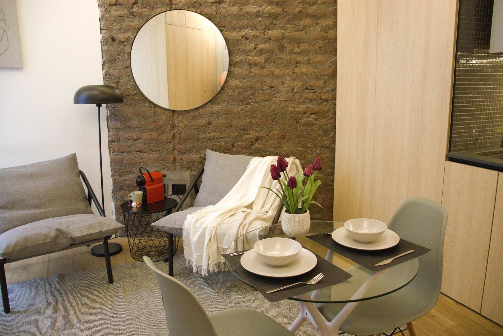 Apartamento Hom Hermoso Depto Con Terraza 2 Personas Santiago