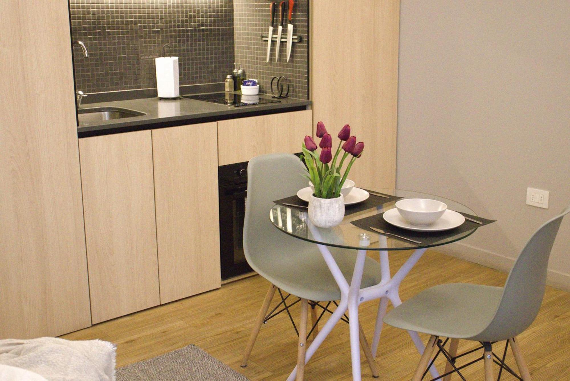 Hom Hermoso Depto Con Terraza 2 Personas Apartamento